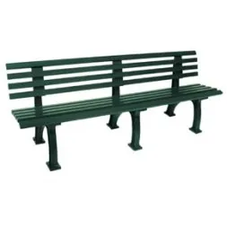 [131690] Banc 200 cm - BERLIN (vert, Sans montage, livraison uniquement)